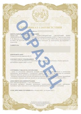 Образец Сертификат СТО 01.064.00220722.2-2020 Таганрог Сертификат СТО 01.064.00220722.2-2020 